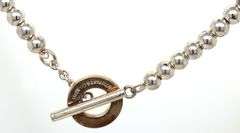 Tiffany & Co bead toggle necklace
