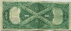 $1 Series of 1917 Landing of Columbus US Note