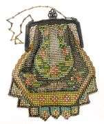 Antique Whiting & Davis Art Deco Mesh Handbag