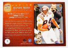 Randy Moss 2000 Pacific Paramount Football Card