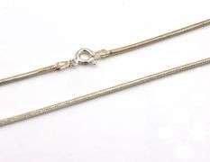 Group lot of 3 vintage 925 sterling silver chains