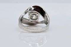 Dazzling 14 Kt White Gold Plated 2.75 Ct White Lab Simulated Diamond Ring