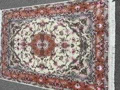 Handmade w/Silk Persian Tabriz 3.5x4.9