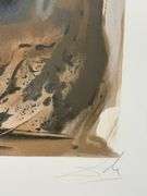 Highly Collectible Salvador Dali Hand-Signed Lithograph from 'Aliyah' suite, 1974