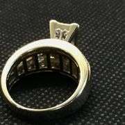 14K Yellow Gold Princess Cut Diamond Ring