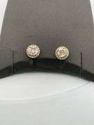 CERTIFIED BRAND NEW 14K GOLD DIAMOND STUDS