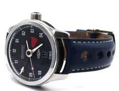 Bremont Jaguar MKlll Automatic 43mm Black Dial On Blue Leather Strap watch