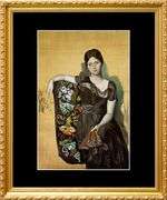 Collectible Pablo Picasso, Portrait of Olga in an Armachair