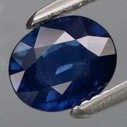 HEATED ONLY! .58ct cobalt blue Ceylon Sapphire!!
