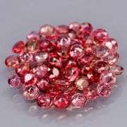 Very unique untreated 3.28ct Imperial red Sapphire set!!!