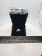 Victorian natural emeralds and diamond accent ring