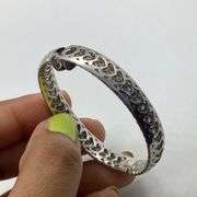 18K White Gold Round Brilliant Cut 17 Carat Diamond Hoops