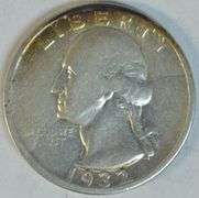 Very scarce 1932-D Washington Quarter in AU, light cleaned