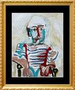 Collectible Pablo Picasso, Seated Man