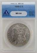 1898 O Morgan Silver Dollar, ANACS MS64