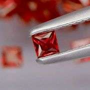 Cherry red! Untreated! 2.19ct set of Songean Sapphires!