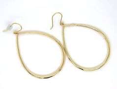 18kt Yellow gold Ippolita Glamazon faceted large teardrop earrings