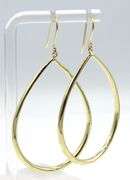 18kt Yellow gold Ippolita Glamazon faceted large teardrop earrings