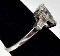 CZ Gemstone Ring in Sterling Silver