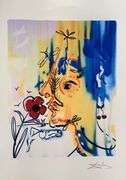 Pencil Numbered Salvador Dali, Vanishing Face