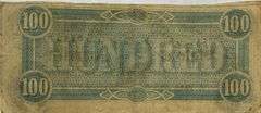 $100 Feb 14 1864 CSA Note