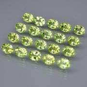 Dazzling 7.50ct untreated apple green Peridot set!