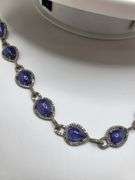 Investment! The most valuable attribute of 230 ctw of tanzenite with diamond necklace