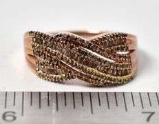 Diamond Ring in Sterling Silver