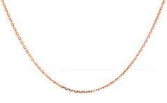 14kt Rose gold rolo chain necklace