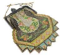 Antique Whiting & Davis Art Deco Mesh Handbag