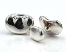 Tiffany & Co Elsa Peretti bean cuff links