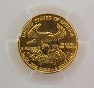 1989 $5 Gold Eagle, Regan Legacy Series, PCGS MS69