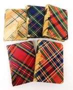 5 - 1908 Silk Tartan Scottish Miniature Books