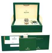 Rolex Date just Two-Tone 126283, 36mm, Olive Green Dial, 18K & Steel watch