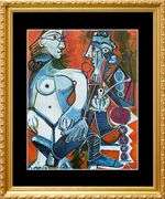 Collectible Pablo Picasso, Nude and Smoker