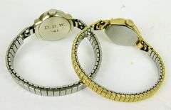 Vintage Ladies Hamilton & Benrus Wrist Watches - Runs