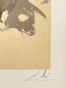 Highly Collectible Salvador Dali Hand-Signed Lithograph from 'Aliyah' suite, 1974