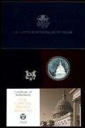 1994 US Capitol Proof Silver Dollar in Box w/CoA