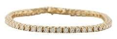 3.50ctw Round Diamond Tennis Bracelet in 14K
