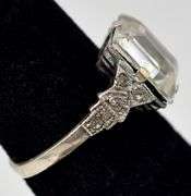 CZ Gemstone Ring in Sterling Silver