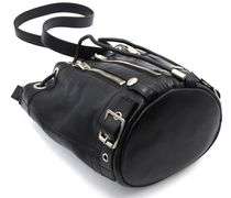 YSL Black Leather Zipper Bag
