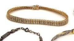 Vintage 925 sterling silver group lot of 8 bracelets