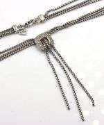 David Yurman pave diamond Lariat necklace