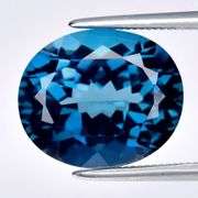 Outstanding 6.21ct VVS clarity London blue Topaz