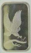 Eagle Prospector and Donkey 1 oz .999 Silver Bar