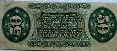 US 50 Cent Third Series Fractional Note