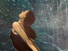 Treasure original oil on canvas by Alberto Herrera