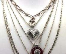 Vintage 925 sterling silver lot of 6 necklaces