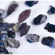 250 Carats Raw Black Opal Gemstone Lot