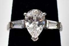 CZ Gemstone Ring in Sterling Silver